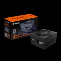 GIGABYTE AORUS ELITE P1000W ICE Fuente de Alimentación - PCIe 5.0, 80 PLUS Platinum, Diseño completamente modular, Ventilador de 120 mm, Compatible con ATX 3.0, Enchufe UE - 1402737