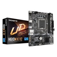 GIGABYTE H610M K V2 Placa base - Procesadores Intel Core 14ª generación, hasta 5600 MHz DDR5, 1xPCIe 3.0 M.2, LAN 1GbE, USB 3.2 Gen 1 - 1402647