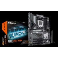 GIGABYTE B850 EAGLE WIFI6E Placa Base - Procesadores AMD Ryzen Serie 9000, VRM digital de 8+2+2 fases, hasta 8200MHz DDR5 (OC), 1xPCIe 5.0 + 2xPCIe 4.0 M.2, LAN GbE, WIFI 6E, USB 3.2 Gen 2 - 1392942