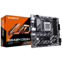 GIGABYTE B840M DS3H Placa base - Procesadores AMD Ryzen 9000, VRM de 8+2+2 fases, hasta 8200 MHz DDR5, 2xPCIe 4.0 M.2, LAN 2.5GbE, USB 3.2 Gen 1 - 1393115