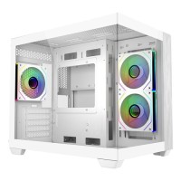 Midi Cooler Master Elite 481 Wood - MT - micro ATX - Seitenteil mit Fenster (gehärtetes Glas)