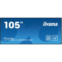 MONITOR PROFESIONAL IIYAMA 105" (LH10551UWS-B1AG) / TIEMPO OPERACION 24/7 / USO HORIZONTAL Y VERTICAL / IPS / 5120X2160 5K UW / 8MS / 500CD / 21:9 / RS-232C / RJ45 / HDMI X 1 / DP X 1 / USB-C X 2/ USB