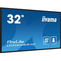iiyama PROLITE Pizarra de caballete digital 80 cm (31.5") LED Wifi 500 cd / m² Full HD Negro Procesador incorporado Android 11 24/7 - 1370823