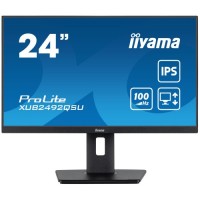 61cm/24" (2560x1440) iiyama ProLite XUB2492QSU-B1 16:9 WQHD IPS 0,5ms 100Hz HDMI DP USB Speaker Pivot Black