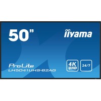 iiyama ProLite LH5041UHS-B2AG - 50" Classe Diagonal ecrã LCD com luz de fundo LED - sinalização digital - com leitor multimédia SoC incorporado - 4K UHD (2160p) 3840 x 2160 - preto, brilhante