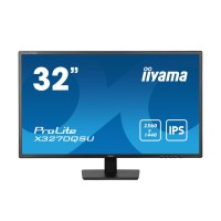 iiyama ProLite X3270QSU-B1 - Monitor LED - 32" (31.5" visível) - 2560 x 1440 WQHD @ 100 Hz - IPS - 250 cd/m² - 1200:1 - 3 ms - 2xHDMI, DisplayPort - altifalantes - preto opaco