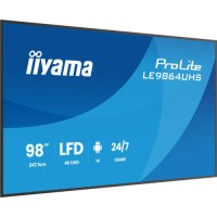 IIYAMA MONITOR 98" 3840x2160, UHD VA DLED 500cd/m, HORIZ Y