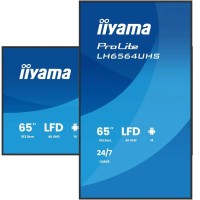 MONITOR IIYAMA 65" 3840X2160, UHD VA DLED PANEL, HAZE 25% 500CD/M², LANDSCAPE AND PORTRAIT, SPEAKERS 2X 10W, 2X HDMIX 1X USB-C , USB 2.0 X2, WIFI, LAN, MEDIA PLAY USB PORT, CONTROL LAN / RS232C, IISI