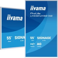 139,0 cm/54,6" (3840×2160) iiyama ProLite LH5581UHSG-1AG 16:9 VA 6,5 ms 60 Hz 500 cd/m² 24/7 HDMI×2 USB-C RJ45 RS-232c Speakers VESA White 139,0 cm/54,6" (3840×2160) iiyama ProLite LH5581UHSG-1AG 16:9 VA 6,5 ms 60 Hz 500 cd/m² 24/7 HDMI×2 USB-C RJ45 RS-232c Speakers VESA White