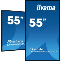 MONITOR IIYAMA 55" UHD, 500CD/M2, LANDSCAPE PORTRAIT, MM 2X