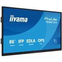 IIYAMA 86" (EDLA)/ANDROID 14,8 CORE SOC, 8/128GB, 40-PTS UHD , NFC, PIR , MM 2X20W +20W SBUW, 2XHDMI, USB-C / HDMI,DP, 2XUSB-C100W PD/MINI-JACK / OPT.OUT, 450CD/M2 , L/S MODE, AG GLASS, LAN, WIFI6, BT5.0/IIWARE, PC SLOT,800X600 (WM INCL.) (TE8613A- IIYAMA 86" (EDLA)/ANDROID 14,8 CORE SOC, 8/128GB, 40-PTS UHD , NFC, PIR , MM 2X20W +20W SBUW, 2XHDMI, USB-C / HDMI,DP, 2XUSB-C100W PD/MINI-JACK / OPT.OUT, 450CD/M2 , L/S MODE, AG GLASS, LAN, WIFI6, BT5.0/IIWARE, PC SLOT,800X600 (WM INCL.) (TE8613A-