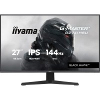iiyama G-MASTER Black Hawk G2741HSU-B1 - Monitor LED - gaming - 27" - 1920 x 1080 Full HD (1080p) @ 144 Hz - IPS - 350 cd/m² - 1500:1 - 1 ms - HDMI, DisplayPort - altifalantes - preto, mate iiyama G-MASTER Black Hawk G2741HSU-B1 - Monitor LED - gaming - 27" - 1920 x 1080 Full HD (1080p) @ 144 Hz - IPS - 350 cd/m² - 1500:1 - 1 ms - HDMI, DisplayPort - altifalantes - preto, mate