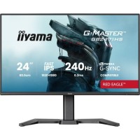 iiyama G-MASTER Red Eagle GB2471HS-B1 - Monitor LED - gaming - 24" - 1920 x 1080 Full HD (1080p) @ 240 Hz - Fast IPS - 350 cd/m² - 1000:1 - 0.3 ms - HDMI, DisplayPort - altifalantes - preto, mate iiyama G-MASTER Red Eagle GB2471HS-B1 - Monitor LED - gaming - 24" - 1920 x 1080 Full HD (1080p) @ 240 Hz - Fast IPS - 350 cd/m² - 1000:1 - 0.3 ms - HDMI, DisplayPort - altifalantes - preto, mate