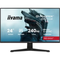 MONITOR IIYAMA 24 PULGADAS RESOLUCIÓN FULL HD (1920X1080), PANEL IPS, 0,8 MS (MPRT), 165 HZ, BRILLO 250, CONTRASTE 1100:1, HDMI, DISPLAYPORT, USB HUB, ALTAVOCES 2 × 2W, FLICKER-FREE, LOW BLUE LIGHT, FREE SYNC, BLACK TUNER. - 1403578