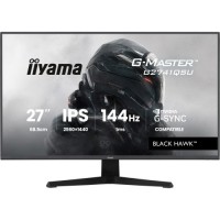iiyama G-MASTER Black Hawk G2741QSU-B1 - Monitor LED - gaming - 27" - 2560 x 1440 QHD @ 144 Hz - IPS - 350 cd/m² - 1500:1 - 1 ms - HDMI, DisplayPort - altifalantes - preto, mate iiyama G-MASTER Black Hawk G2741QSU-B1 - Monitor LED - gaming - 27" - 2560 x 1440 QHD @ 144 Hz - IPS - 350 cd/m² - 1500:1 - 1 ms - HDMI, DisplayPort - altifalantes - preto, mate