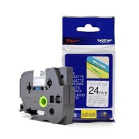 BROTHER Cinta laminada transparente/negro 24mm