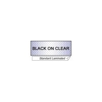 BROTHER Cinta laminada transparente/negro 5m, 36mm