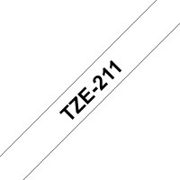 BROTHER P-Touch TZE-211 black on white 6mm