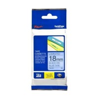 BROTHER Cinta laminada azul/negro 18mm, 8m