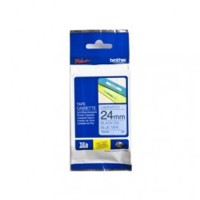 BROTHER Cinta laminada azul/ negro 24mm