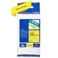 BROTHER Cinta laminada amarillo/ negro 36mm