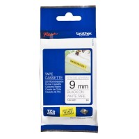 BROTHER Cinta laminada blanco/negro (superadhesiva) 9 mm, longitud 8 m