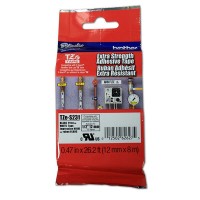BROTHER P-Touch TZE-S231 black on white 12mm extra gluey