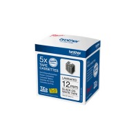BROTHER Pack multiple de cintas de etiquetado TZe231M5