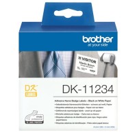 BROTHER name badge labels 260 pcs/roll 60 x 86 DK single label roll