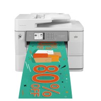 Brother MFC-J6959DW - Impressora multi-funções - a cores - jacto de tinta - A3/Ledger (media) - até 25 ppm (cópia) - até 30 ppm (impressão) - 850 folhas - 33.6 Kbps - USB 2.0, LAN, USB 2.0 host, NFC, Wi-Fi(n)