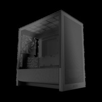 CAJA NZXT H3 FLOW (2025) MICRO-ATX MID-TOWER CASE - ALL BLACK COLOR - 1397989