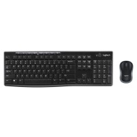 Logitech MK270 Wireless Combo - Conjunto de teclado e rato - sem fios - 2.4 GHz - Francês
