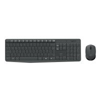 Logitech MK235 - Conjunto de teclado e rato - sem fios - 2