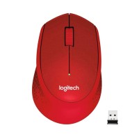 Rato Óptico Logitech M330 Silent Plus Wireless 1000DPI Verm