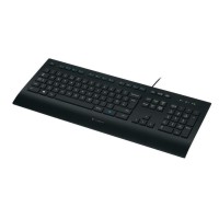 Logitech K280e Keyboard for Business DE - Tastatur - USB Black QWERTZ DE