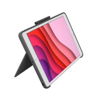 Logitech Combo Touch Tastatur Trackpad Apple iPad 10.2-10.5' (7. /8.Gen.) Gray