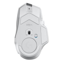 Logitech G G502 X PLUS - Rato - óptico - 11 botões - sem fios - 2.4 GHz - recetor USB Logitech LIGHTSPEED - branco