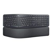 Logitech Ergo Series ERGO K860 for Business - Teclado - full size - sem fios - 2.4 GHz, Bluetooth 5.0 LE - QWERTY - Espanhol - Europa - grafite