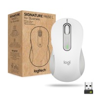 Logitech Signature M650 L right-handed 5 buttons wireless Bluetooth 2.4 GHz Bolt USB receiver