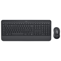 Logitech Signature MK650 Combo for Business - Conjunto de teclado e rato - sem fios - Bluetooth LE - QWERTY - Nórdico (Dinamarquês/Finlandês/Norueguês/Sueco) - grafite