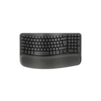 Logitech Wave Keys Keyboard Wireless 2.4 GHz Bluetooth LE QWERTY US International Graphite (US)