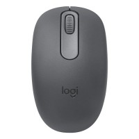 Logitech M196 - Rato - destros e canhotos - óptico - 3 botões - sem fios - Bluetooth - grafite