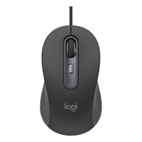 Logitech Signature M520 L for Business - Rato - destros e canhotos - óptico - 4 botões - com cabo - USB-C