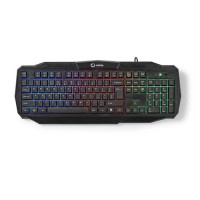 NEDIS TECLADO PARA JOGOS ILUMINAÇAO USB 2.0