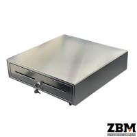 Gaveta Dinheiro Metálica Inox 304 Emboss 4N/8M - 410x415x114