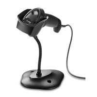 Scanner Imager Zebra DS2208 com fios 2D - QR-Code, LED PRETO - COM suporte