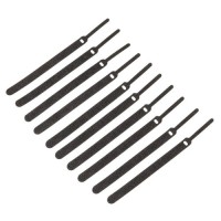 Kolink Kabelbinderset mit Klettverschluss - 10 Stück, schwarz