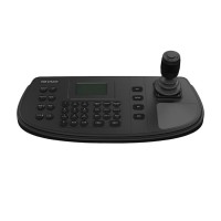 Teclado Hikvision IP - Interface dupla: directo ou rede - Ecrã LCD 128x64  - Rede por IP com conector RJ45 - Joystick 4 axis