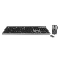 Ewent EW3272 teclado Ratón incluido RF inalámbrico QWERTY Español Negro - 1371819