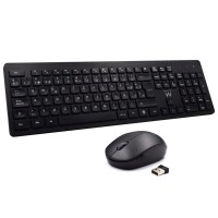 EWENT TECLADO E RATO WIRELESS PT BLACK